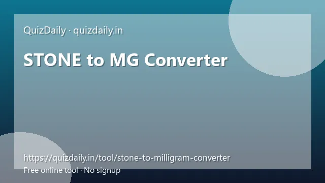 STONE to MG Converter free tool